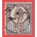 England King Edward VII SG244 - Used- Cancel- Postmark- Post Mark-Thematic