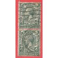 England King George V SG424 - Used- Cancel- Postmark- Post Mark-Thematic