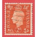 England King Georve VI SG465 WMK INV - Used- Cancel- Postmark- Post Mark-Thematic