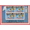 Gibraltar 1991 EUROPA Stamps - European Aerospace Blocks of 4 - MNH- Thematic
