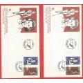 RSA- FDC3.30- Deaf and Blind Institute -1981- Cancel- Worcester- Variety- Different FDC Shades