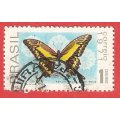Brazil 1971 Butterflies - Used- Cancel- Postmark- Post mark