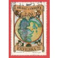 Brazil 1972 Inter-American Stamp Exhibition `EXFILBRA 72` - Used- Cancel- Postmark- Post mark