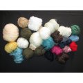 Odds and Ends of Wool 20+ balls of varying sizes