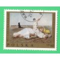 Poland- Used- Cancel- Postmark- Thematic- Art- Painting
