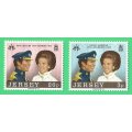 Jersey-1973-Set- MNH- Royal Wedding- Thematic- Famous People