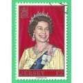 Jersey- Used 1977 Queen Elizabeth 2 - Cancel- Postmark- Thematic - Famous People