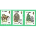 Jersey 1981 Christmas stamps -MNH-Set- Thematic- Christmas navidad