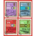 Guernsey- Used- Set 1982 The 75th Anniversary of the Boy Scout- Cancel- Postmark- Thematic- Scouting