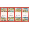 Guernsey 1981 Int. Year for Disabled - MNH- Gutter Set- Thematic- Rifle Shooting- Swimming- Horses-