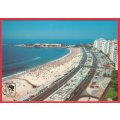 Postcard- Post Card- Unused- Thematic- Buildings- Scenery- Beach- Motor Cars- Transport