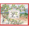 Bophuthatswana-1992- M/S-MNH- SACC 282a-Thematic-Flora-Trees-Acacia