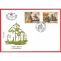 Yugoslavia-1990-FDC-Cover-Cancel-Postmark-Thematic-Art-Painting-Famous Person-Building-Churches