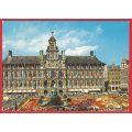 Postcard- Post Card- Unused- Belgium - Market Place Townhall, Flower Carpet