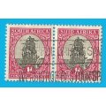 Union of South Africa- Used--Thematic-Transport- Variety --Right stamp Red dot on frame, Tagged A