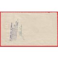 Union of SA-The Standard Bank of South Africa Ltd-Cheque-1946-Postmark-Cancel