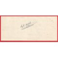 Union of SA-Volkskas Beperk-Cheque-1960-Postmark-Cancel