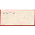 Union of SA-Volkskas Beperk-Cheque-1960-Postmark-Cancel