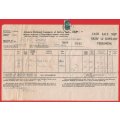 Union of SA-Atlantic Refining Company Of Africa Ltd(BP)-Cash Sale Slip-1945-Postmark Paper Saving