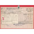 Union of SA-Atlantic Refining Company Of Africa Ltd(BP)-Cash Sale SlipandReceipt-1946-Postmark