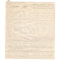 Union of SA-CALTEX AFRICA LIMITED-InvoiceandConsignment Note-1945-Postmark