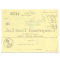 Union of SA-Compressed Yeast LTD-1945-No 14726-Receipt