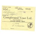 Union of SA-Compressed Yeast LTD-1945-No 16547-Receipt