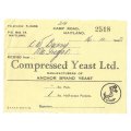 Union of SA-Compressed Yeast LTD-No 2518-1945-Receipt