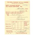 Union of SA-The Shell Company of South Africa Limited-Receipt-1945-No 23091