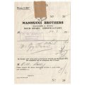 Union of SA-NANNUCCI  BROTHERS CleanersandDyers-Receipt-No 30