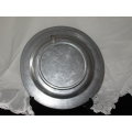 U.S.A Display Plate-Wilton Colombia PA U.S.A - R.W.P.. Ceramic Centre, Pewter border
