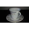 Cup and Saucer-Crescent-Fine China-Made in China-JIE PAI-Mix and Match