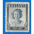Southern Rhodesia-3d-Cancel-Used-Thematic-Famous Person SACC68