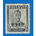 Southern Rhodesia-Victory Issue-2d-Cancel-Used-Thematic-Famous Person