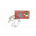 RSA-1996-Cover-FDC-Cancel-South Africa v England-5th Test Match-Cape Town-Thematic-Sport