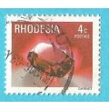 Rhodesia-4c-Garnet-Used-Cancel-Thematic-Stones-Garnet