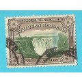 Southern Rhodesia-2d-Victoria Falls-Used-Cancel-Thematic-WaterFall