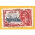 Swaziland 1935 The 25th Anniversary of the Reign of King George V-Used-Cancel-Thematic-Famous Person