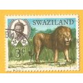 Swaziland-Used-Cancel-Thematic-Fauna-Lion