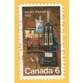 Canada-6c-Single-Used-Cancel-Thematic-Chemistry