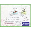 Domestic Mail-Cover-Iceland-Cancel-Thematic-Fauna-Birds