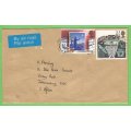 Domestic Mail-Cover-England-Cancel-Thematic-Christmas-Building-Technology