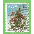 South West Africa-5c-Used-Cancel-Thematic-Flora