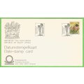 RSA-Date Stamp Card-3c-Cancel-1978-Succulenta 78-UNISARAND-Thematic-Flora