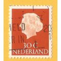 Netherlands-Used-Cancel-Thematic-Famous Person