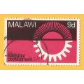 Malawi -9d- Used-Cancel-Thematic-Symbol