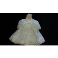 Baby Doll in White Christening gown Collectors Doll-Not Marked