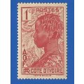 Ivory Coast 1936 -1938 Definitives - MM-Thematic-Famous Person