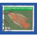 Ivory Coast 1980 Fish -Used-Thematic-Fauna-Fish