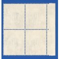 SWA 1961 Postage dues SACC61 - MNH Vignette shifted to the right, Marginal piece